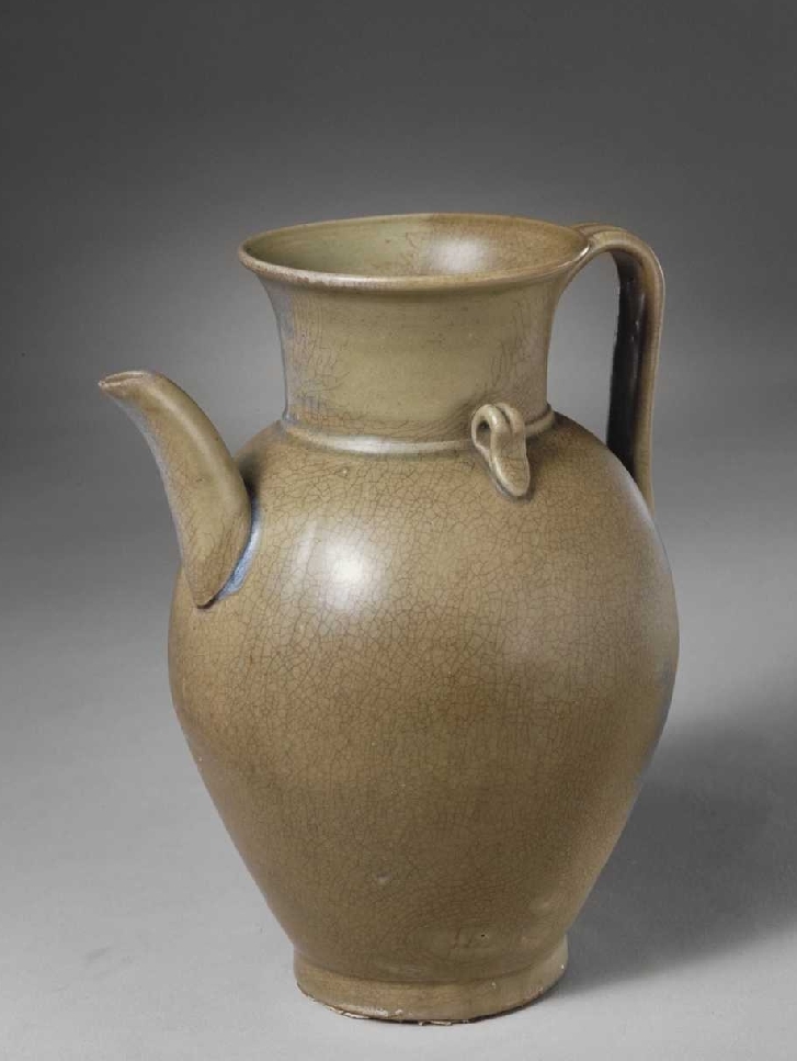 唐代 越窑青釉执壶 故宫 博物院藏  俨唐古瓷馆 古陶瓷标本馆 古陶瓷博物馆 四川博物馆 成都博物馆 四川文物 ...