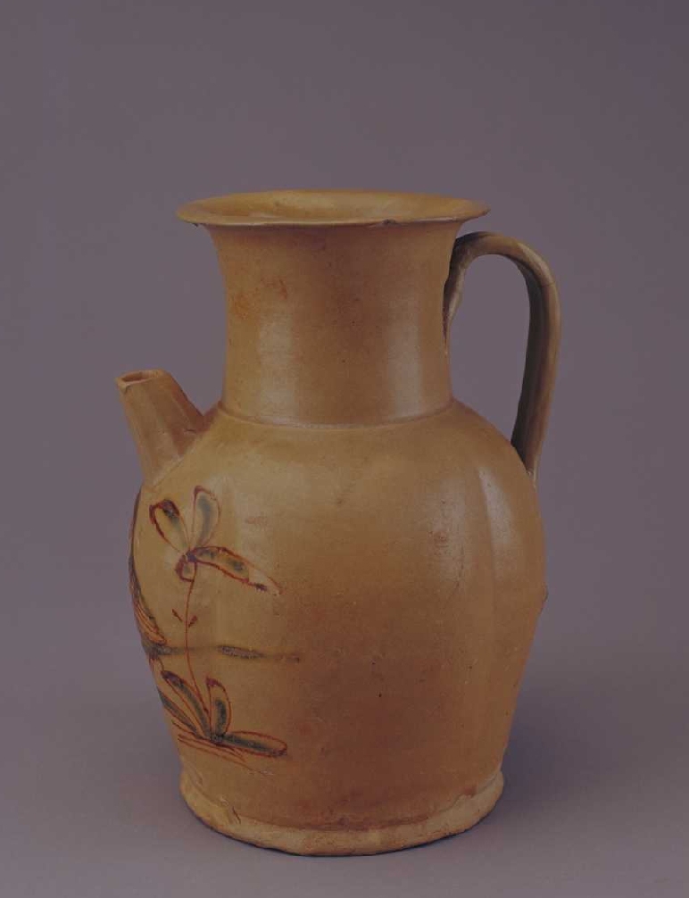 唐代 长沙窑彩绘花鸟纹注子 故宫 博物院藏  俨唐古瓷馆 古陶瓷标本馆 古陶瓷博物馆 四川博物馆 成都博物馆  ...