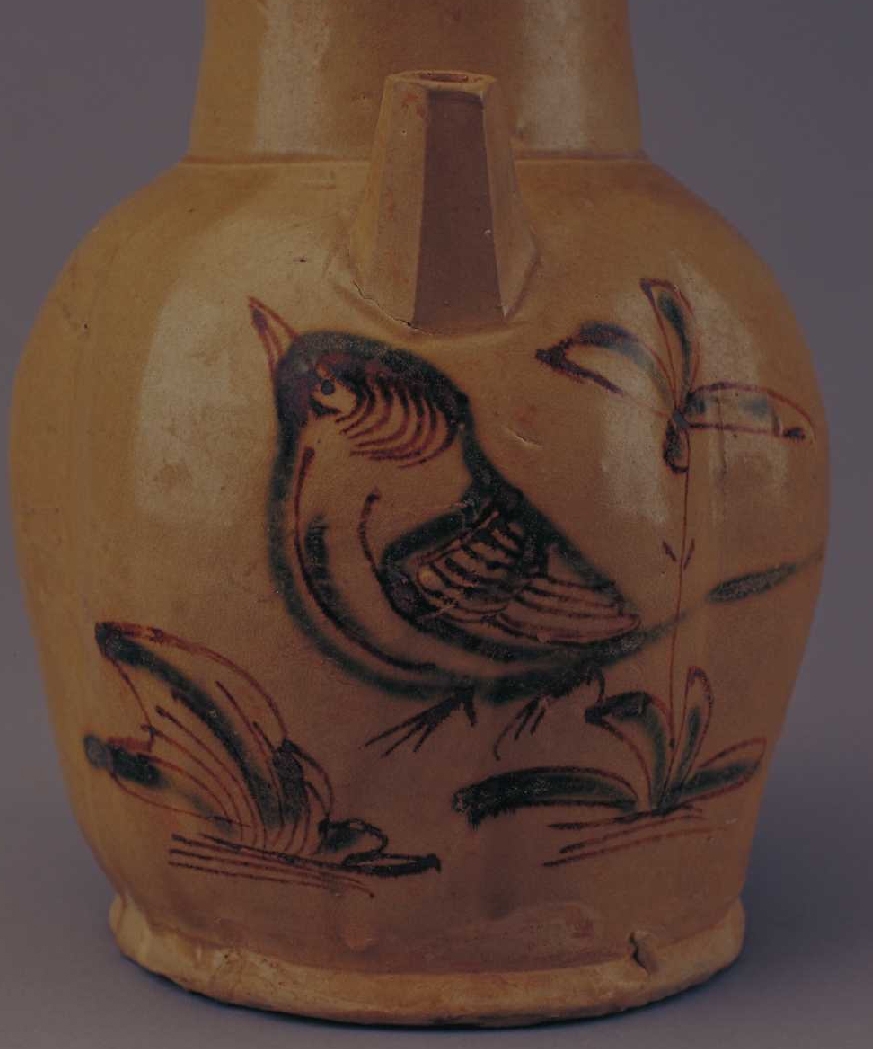 唐代 长沙窑彩绘花鸟纹注子 故宫 博物院藏  俨唐古瓷馆 古陶瓷标本馆 古陶瓷博物馆 四川博物馆 成都博物馆  ...