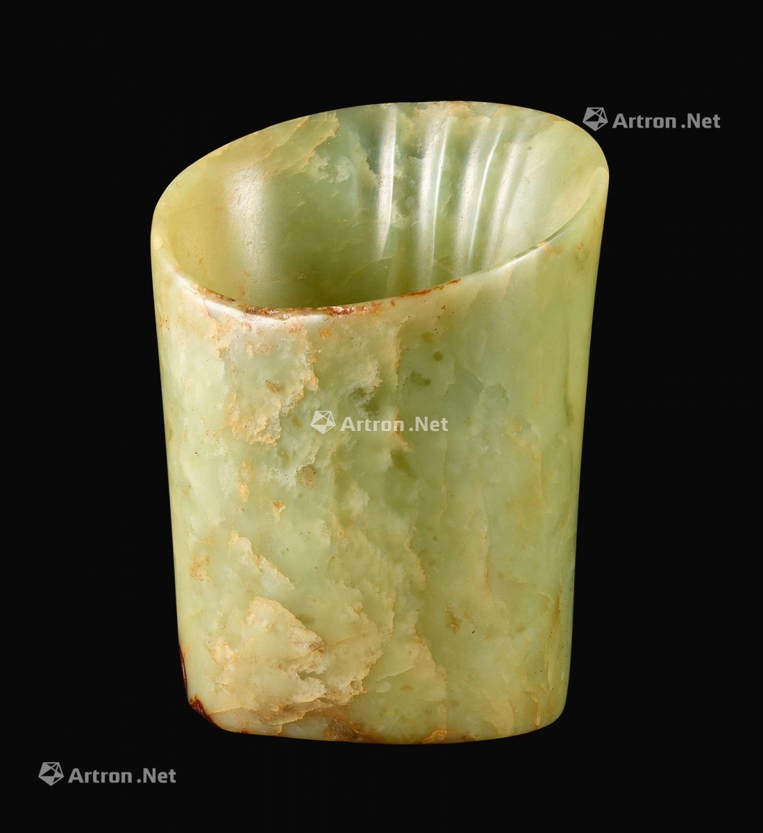 新石器时代红山文化 黄玉箍形器