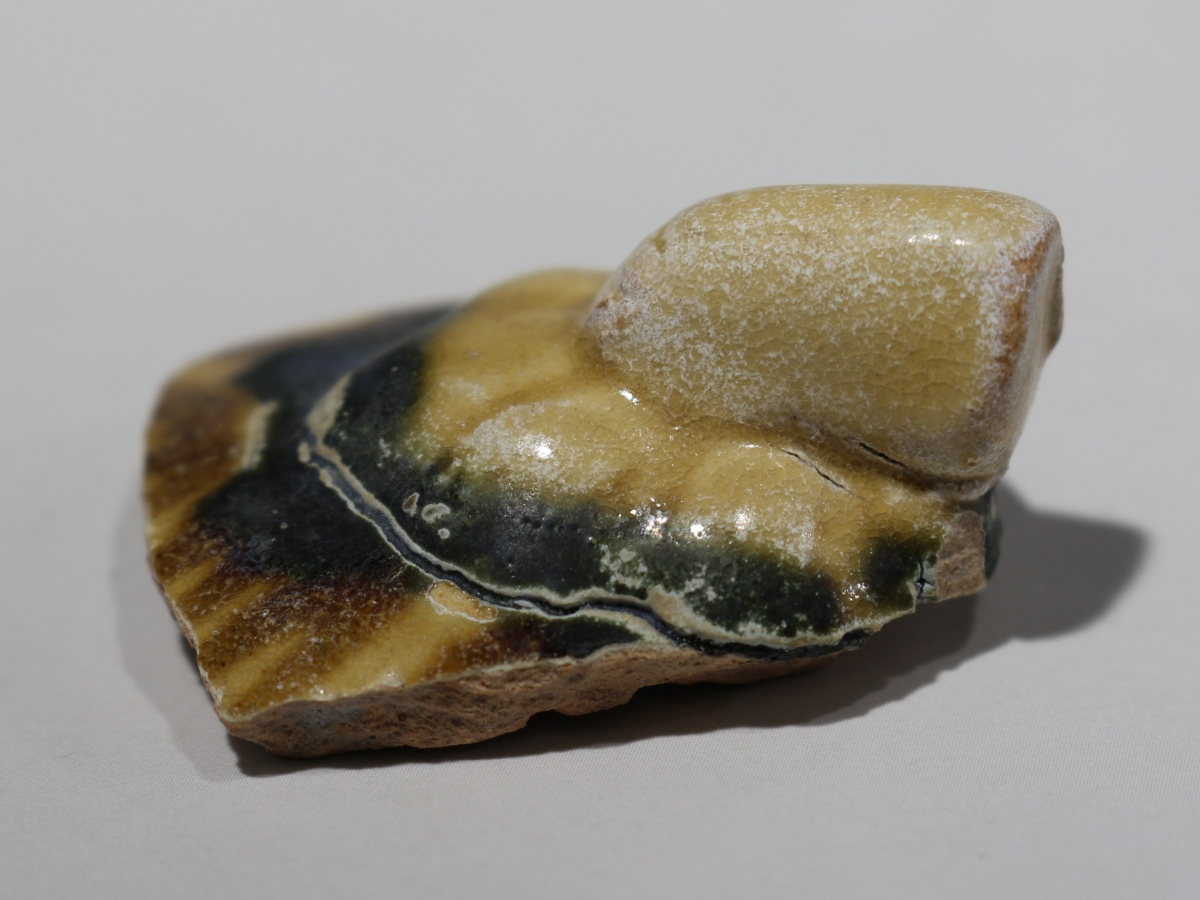 唐代 三彩 南瓜