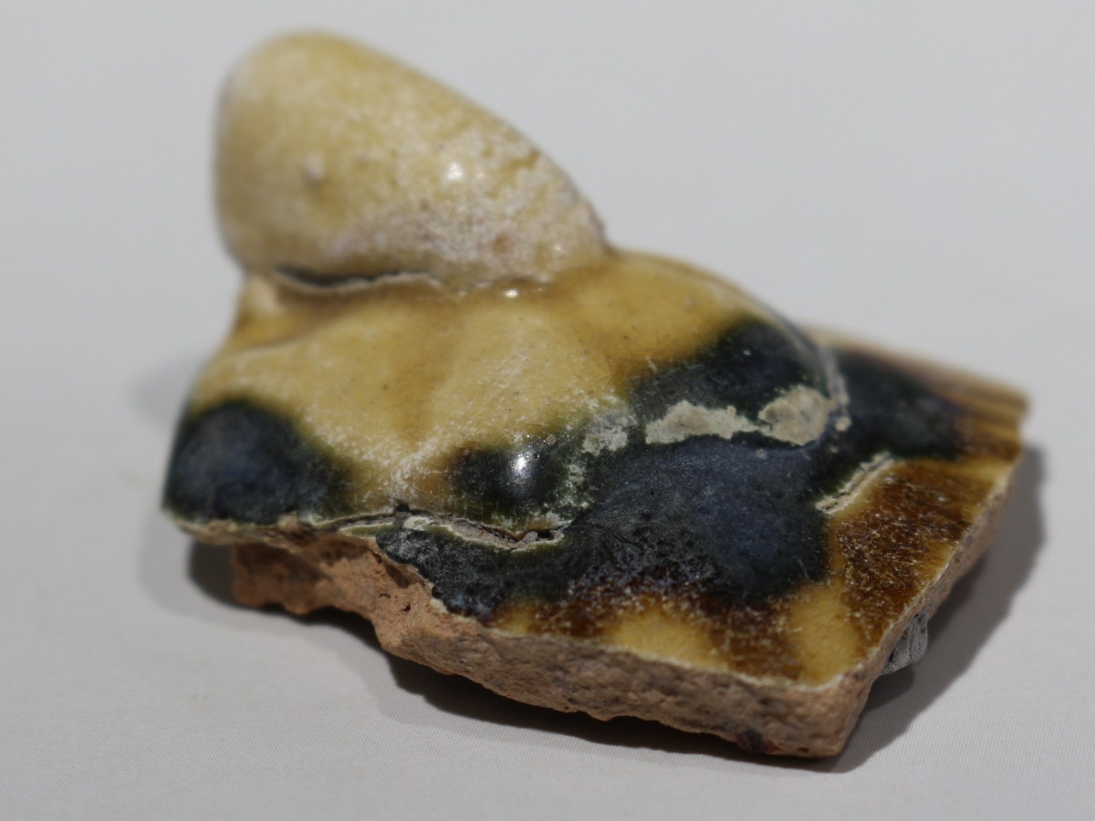 唐代 三彩 南瓜