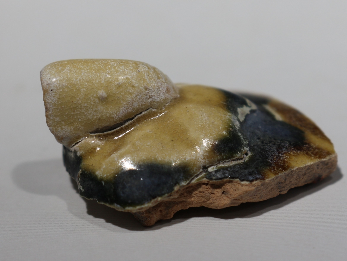 唐代 三彩 南瓜