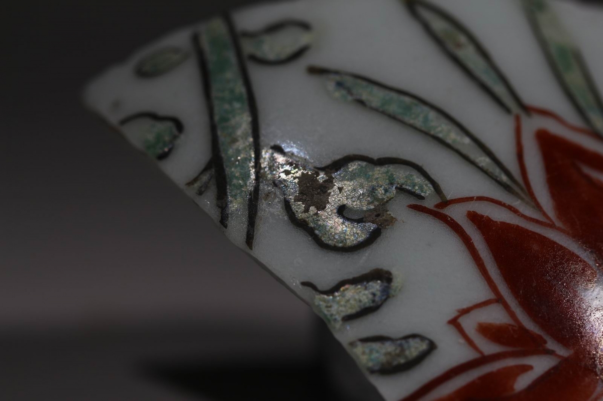 清 康熙？ 五彩 莲花