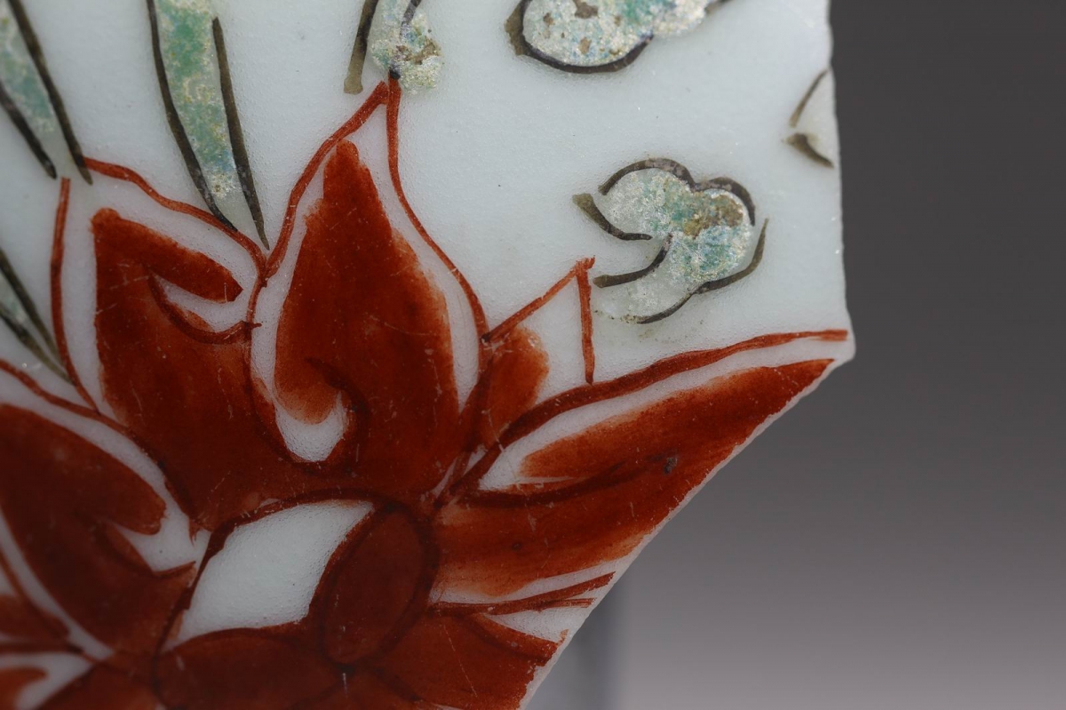 清 康熙？ 五彩 莲花