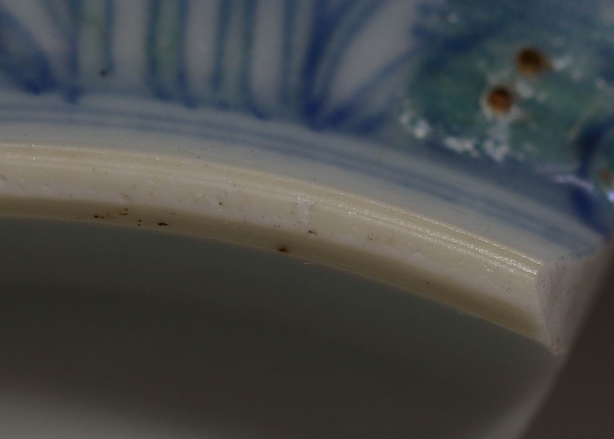 清 嘉庆 道光 斗彩 荷塘