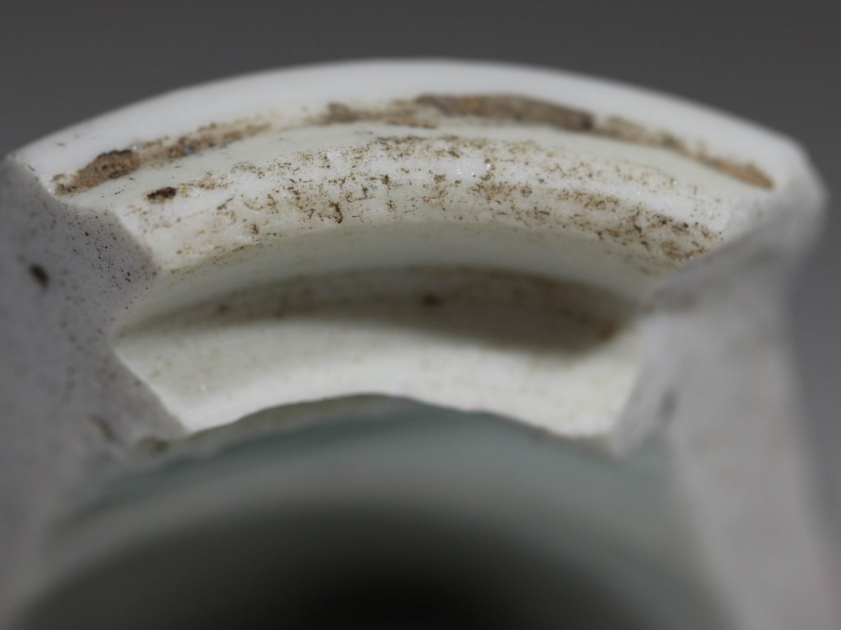  清 雍正 五彩 立瓶