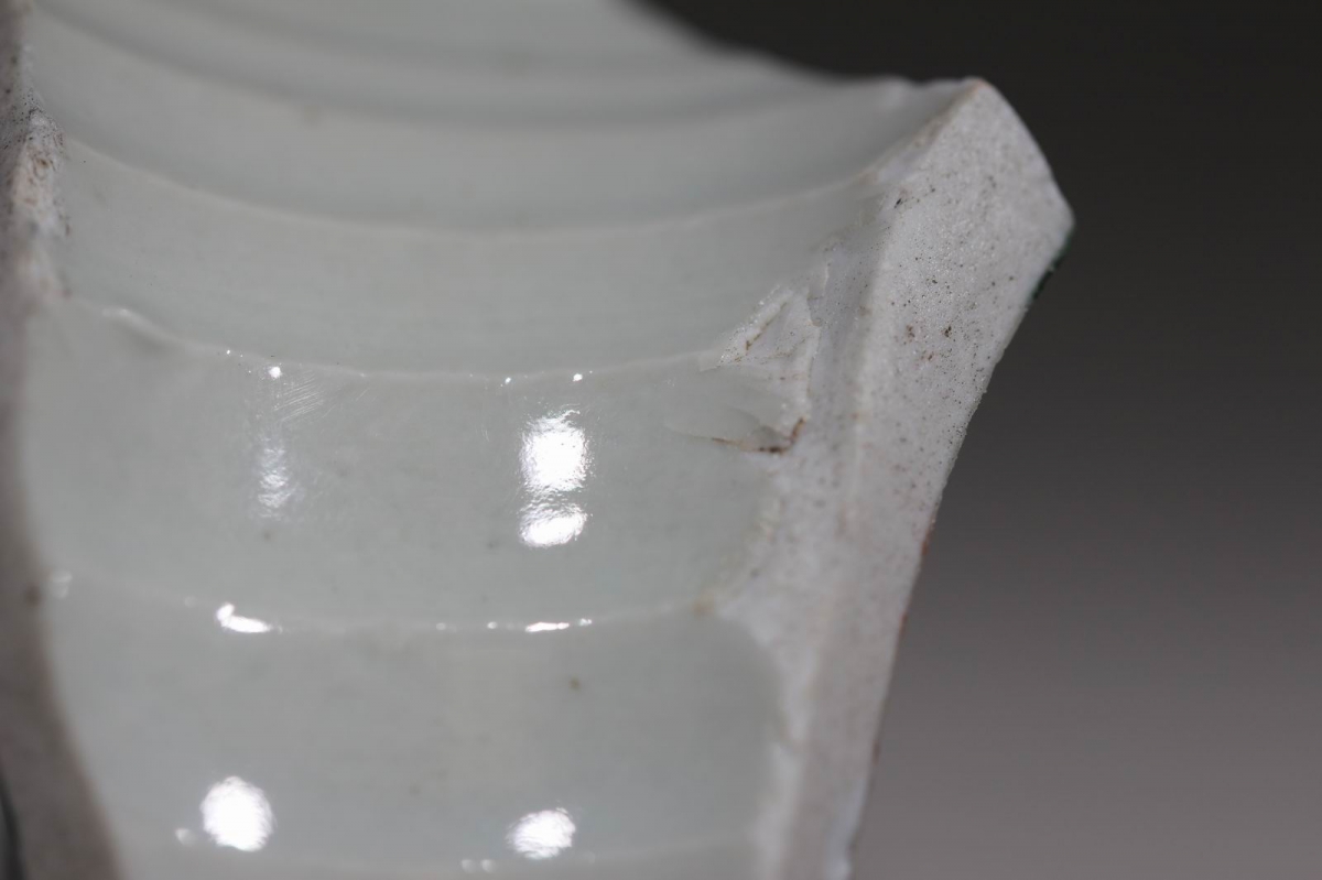  清 雍正 五彩 立瓶