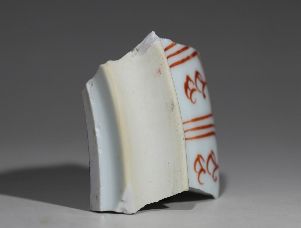 康熙 五彩  双圈足