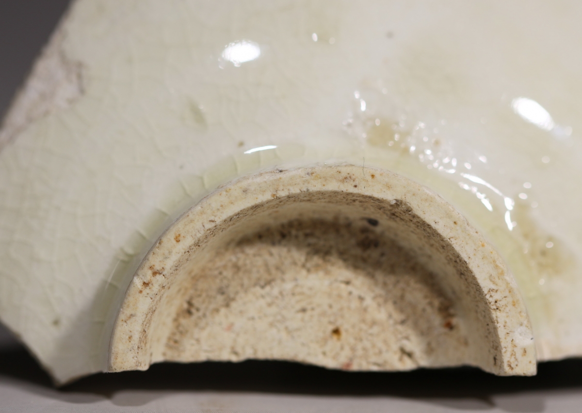 金代 五彩 花卉 红绿黄彩