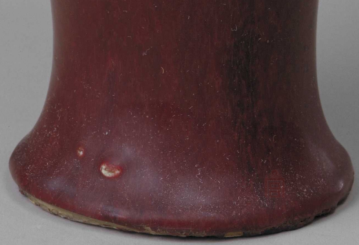 郎窑红釉凤尾尊|故宫博物院