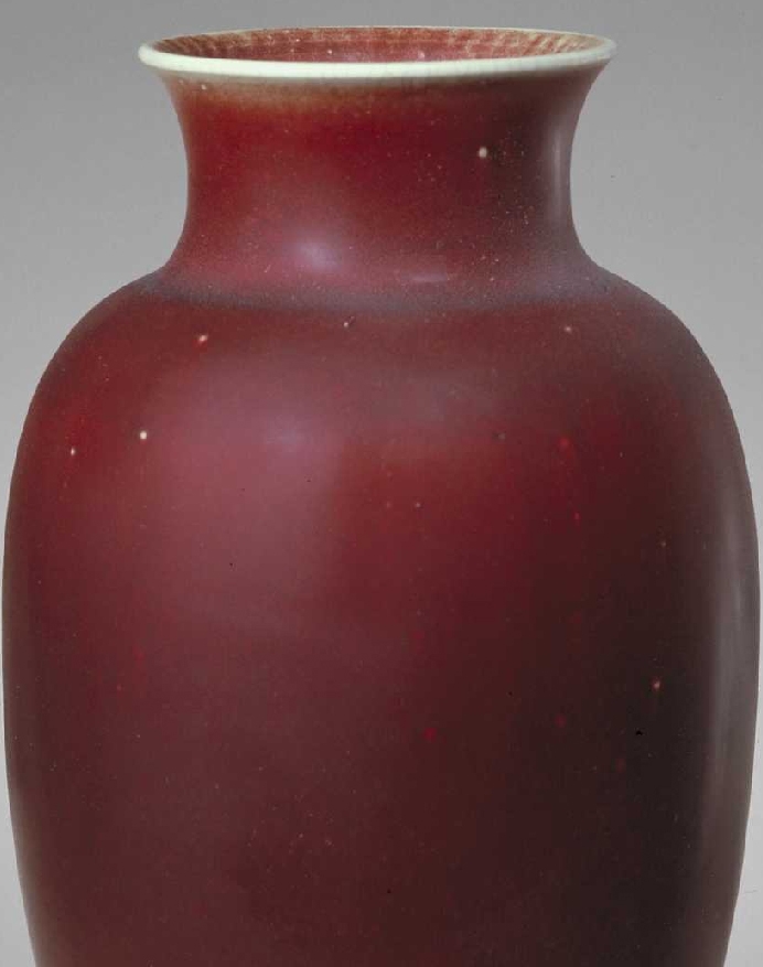 郎窑红釉凤尾尊|故宫博物院