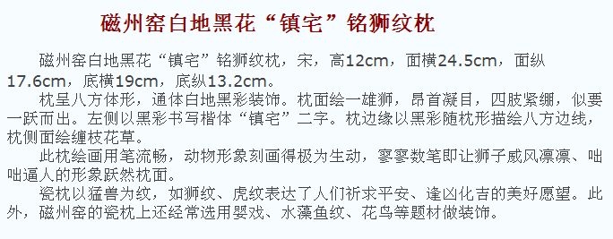 02 宋代 磁州窑白地黑花“镇宅”铭狮纹枕_12.jpg