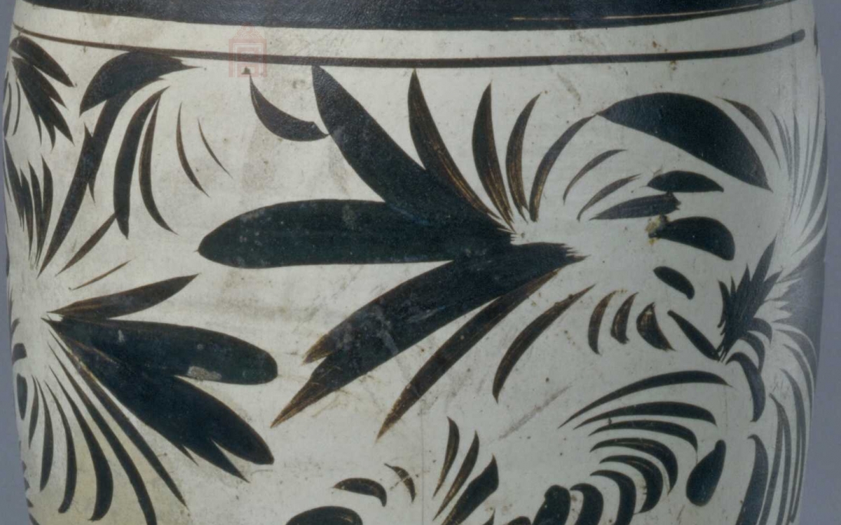 02 宋代 磁州窑白地黑花花卉纹梅瓶_11.jpg