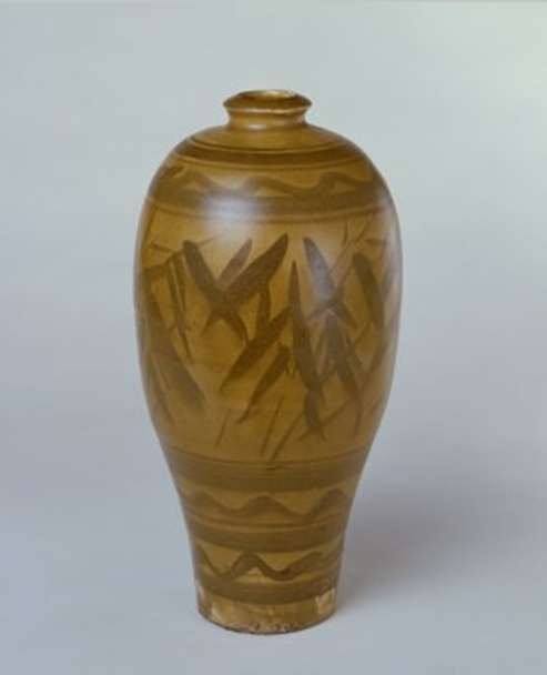 02 宋代 黄釉黑彩竹纹瓶_03.jpg