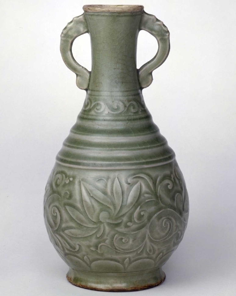 02 宋代 耀州窑青釉刻花莲花纹双耳瓶_04.jpg