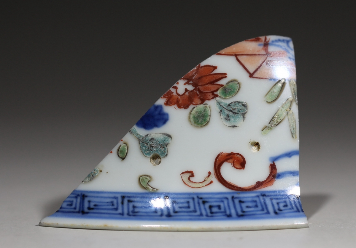 【御瓷】明·嘉靖 万历 青花五彩 NO.7883