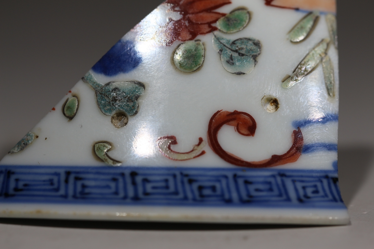 【御瓷】明·嘉靖 万历 青花五彩 NO.7883