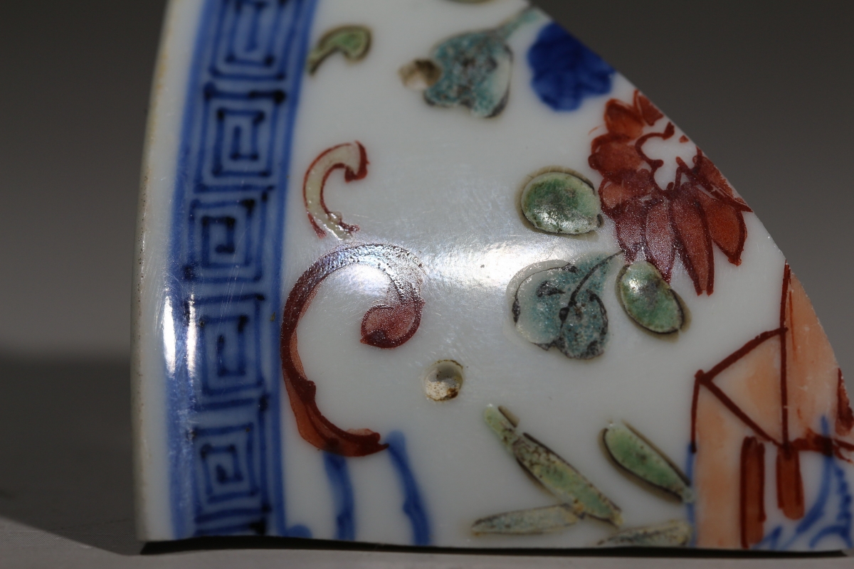 【御瓷】明·嘉靖 万历 青花五彩 NO.7883