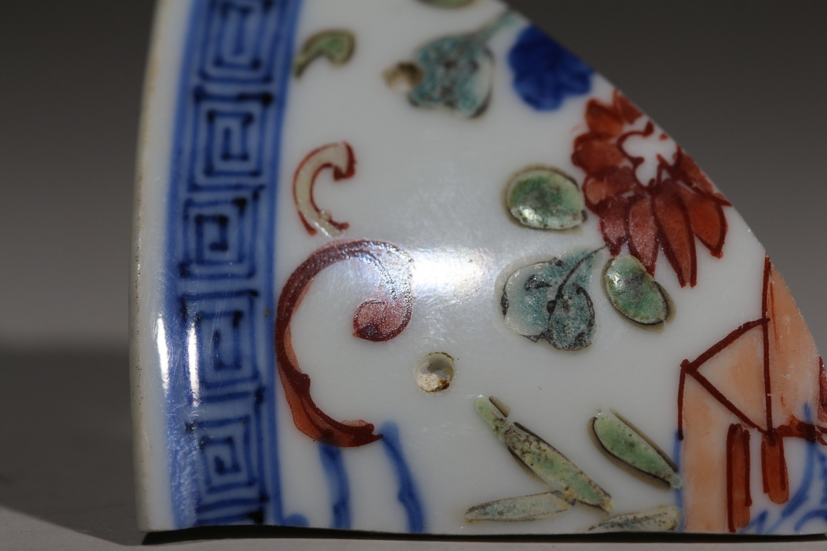 【御瓷】明·嘉靖 万历 青花五彩 NO.7883