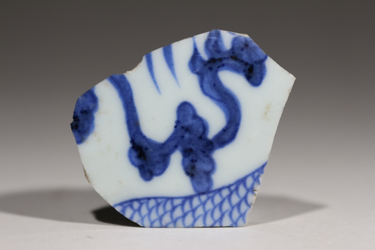 元·青花 龙纹 玉壶春瓶 苏麻离青 麻仓土 NO.7884