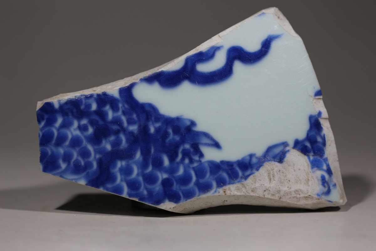 元青花 龙纹大缸 苏麻离青 麻仓土 NO.7889