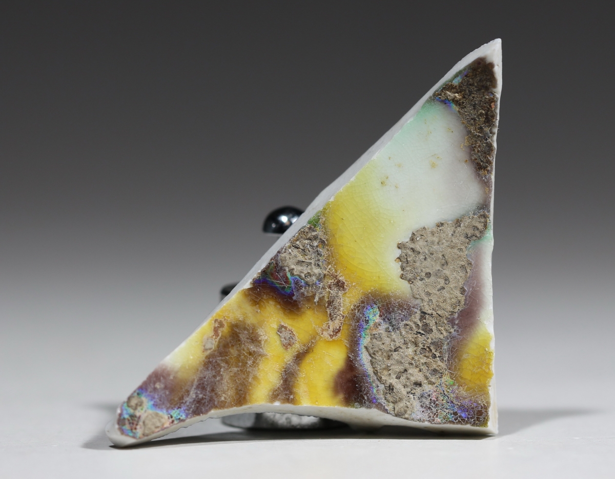 【御瓷】清·康熙虎皮三彩