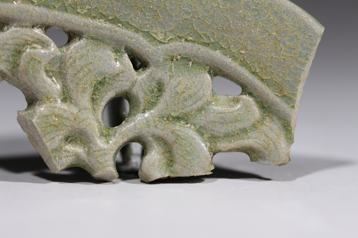 唐 五代·越窑 秘色 镂空 香薰 NO.7805