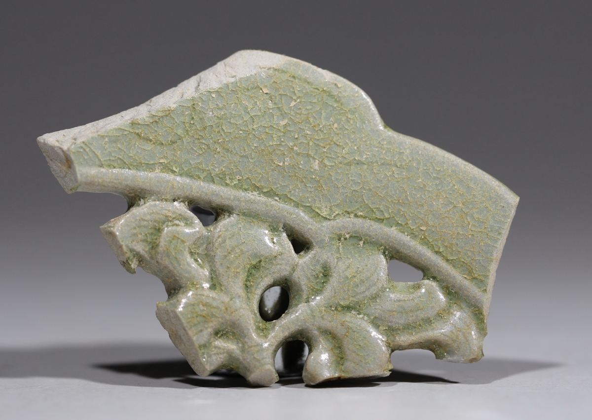 唐 五代·越窑 秘色 镂空 香薰 NO.7805