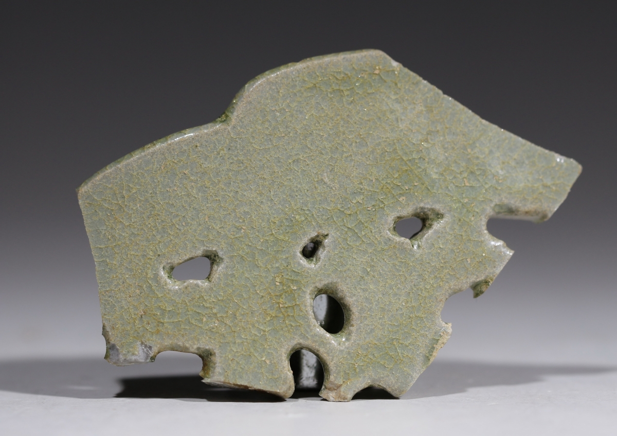 唐 五代·越窑 秘色 镂空 香薰 NO.7805