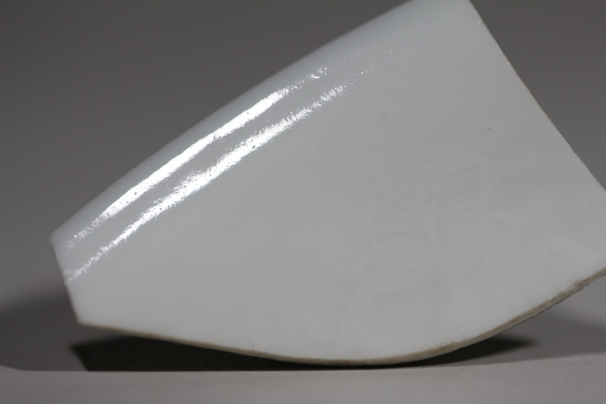 【御瓷】明·永乐 甜白釉 暗刻 NO.7908