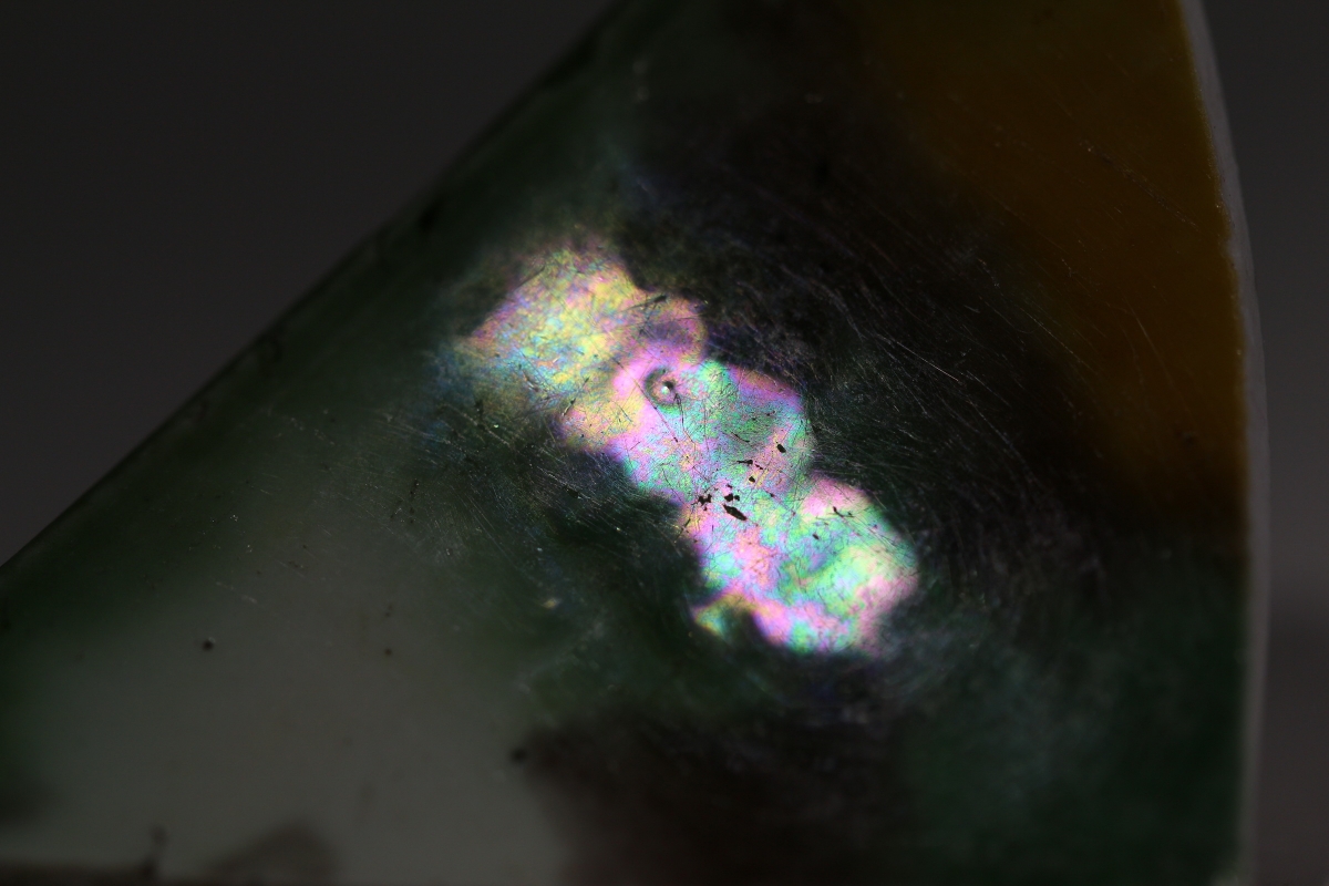 【御瓷】清·康熙 虎皮三彩 暗刻 NO.7910