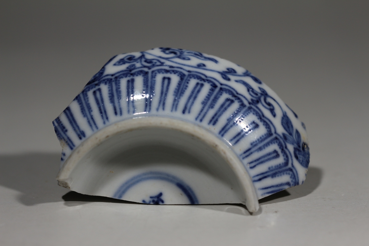 清·乾隆 浙青料 青花 NO.7923