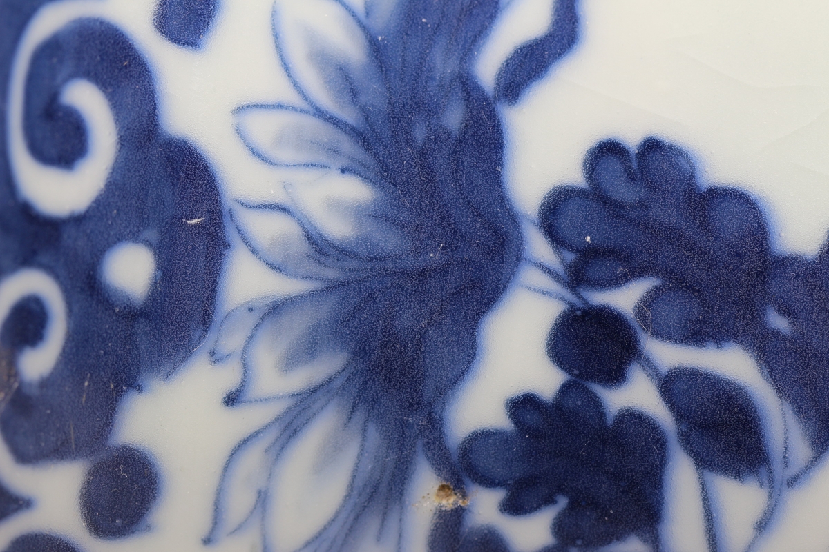 清·康熙 浙青 青花 NO.7925