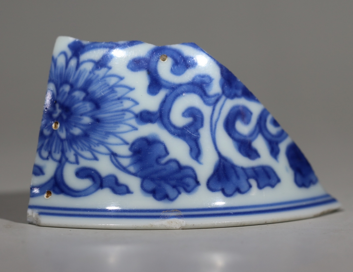 清·康熙 浙青 青花 NO.7939