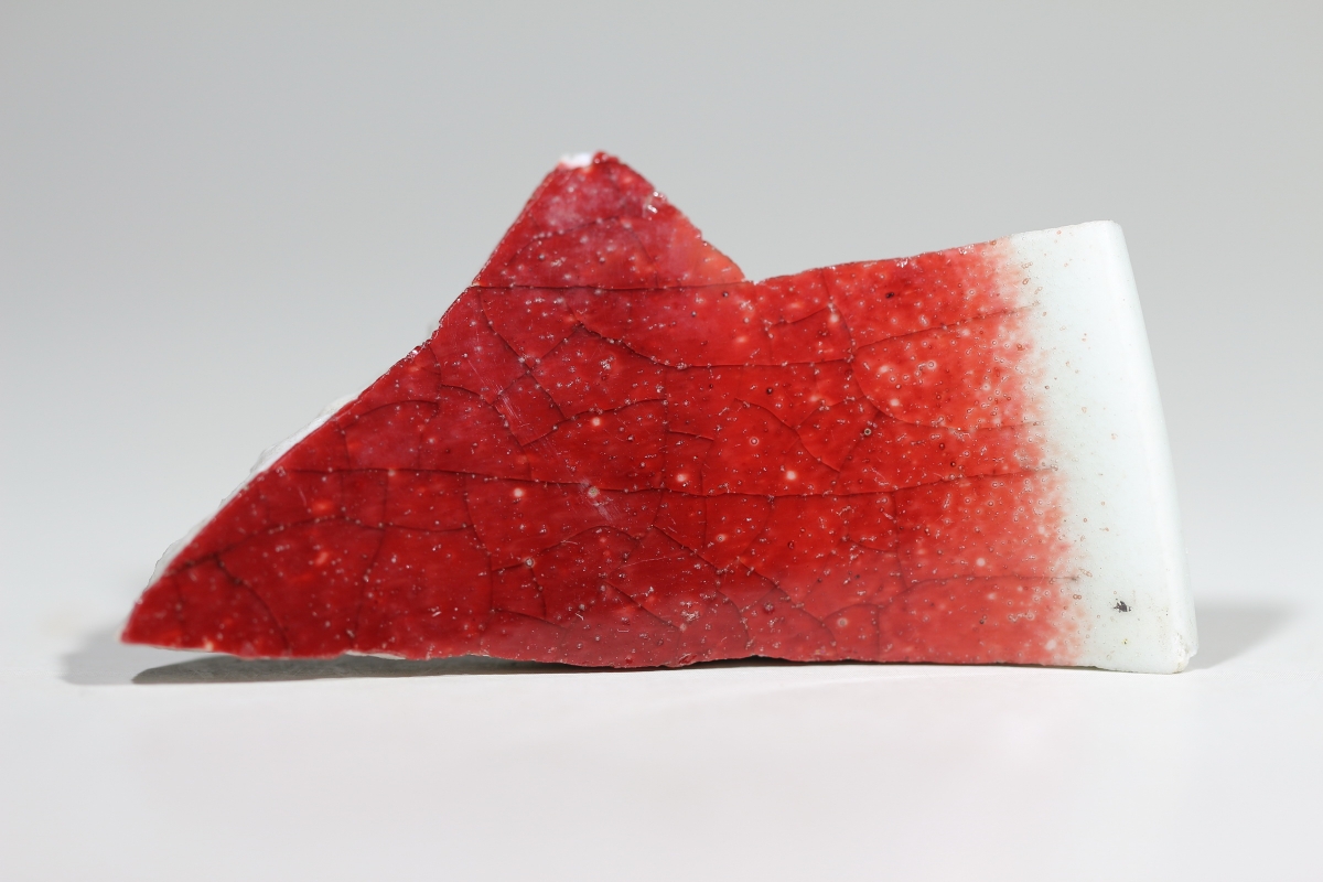 清·康熙 郎窑红釉观音尊  NO.7636