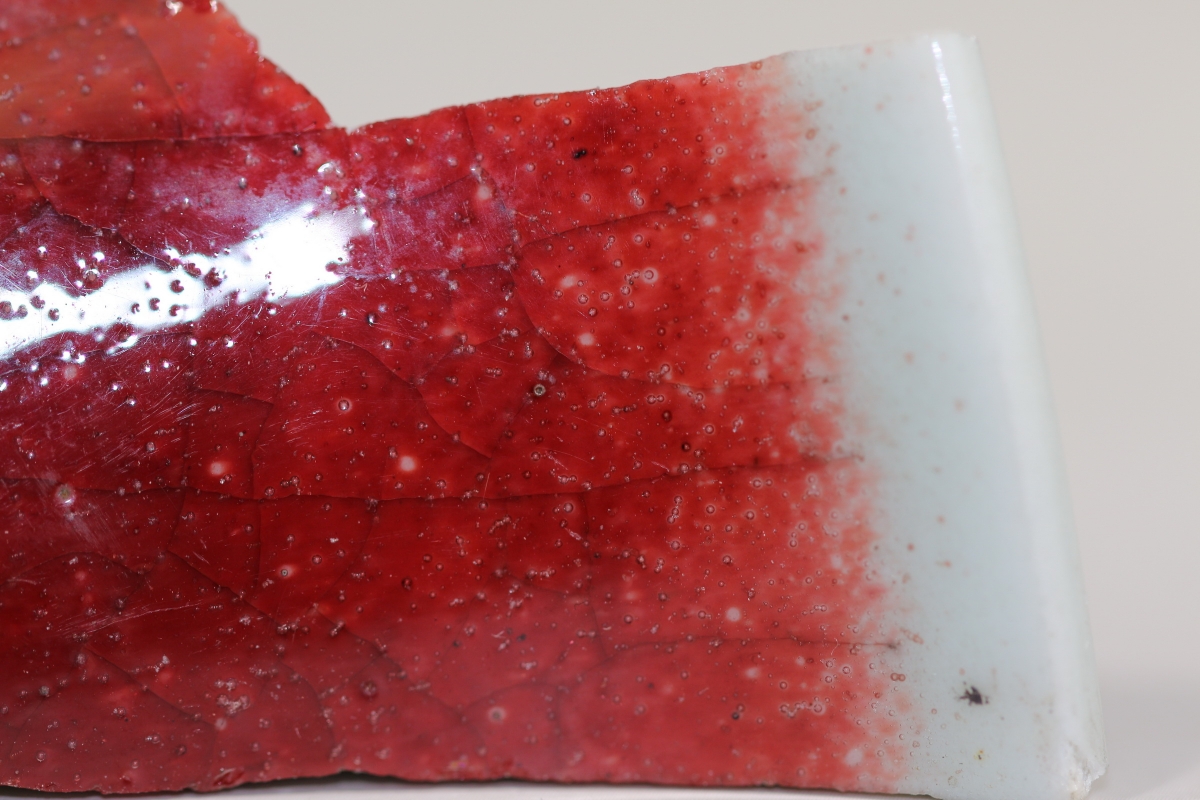 清·康熙 郎窑红釉观音尊  NO.7636