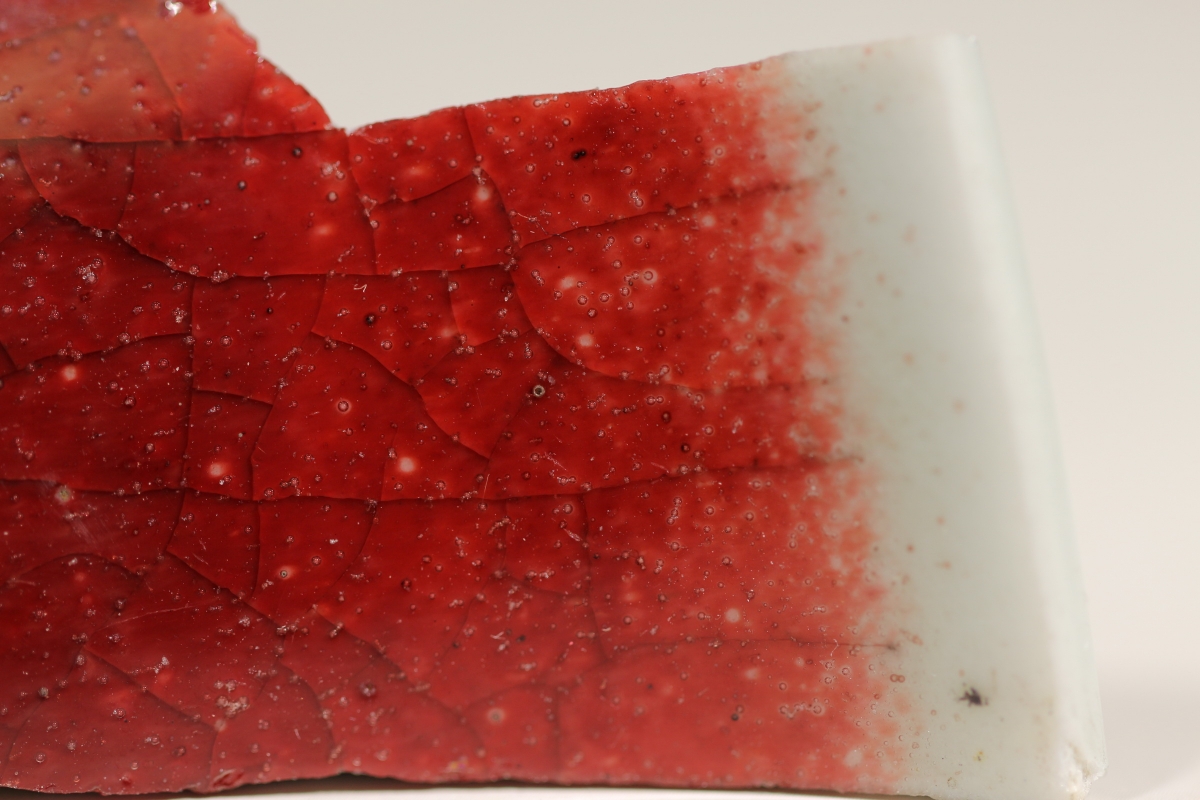 清·康熙 郎窑红釉观音尊  NO.7636