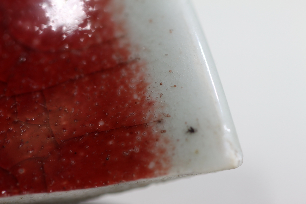 清·康熙 郎窑红釉观音尊  NO.7636