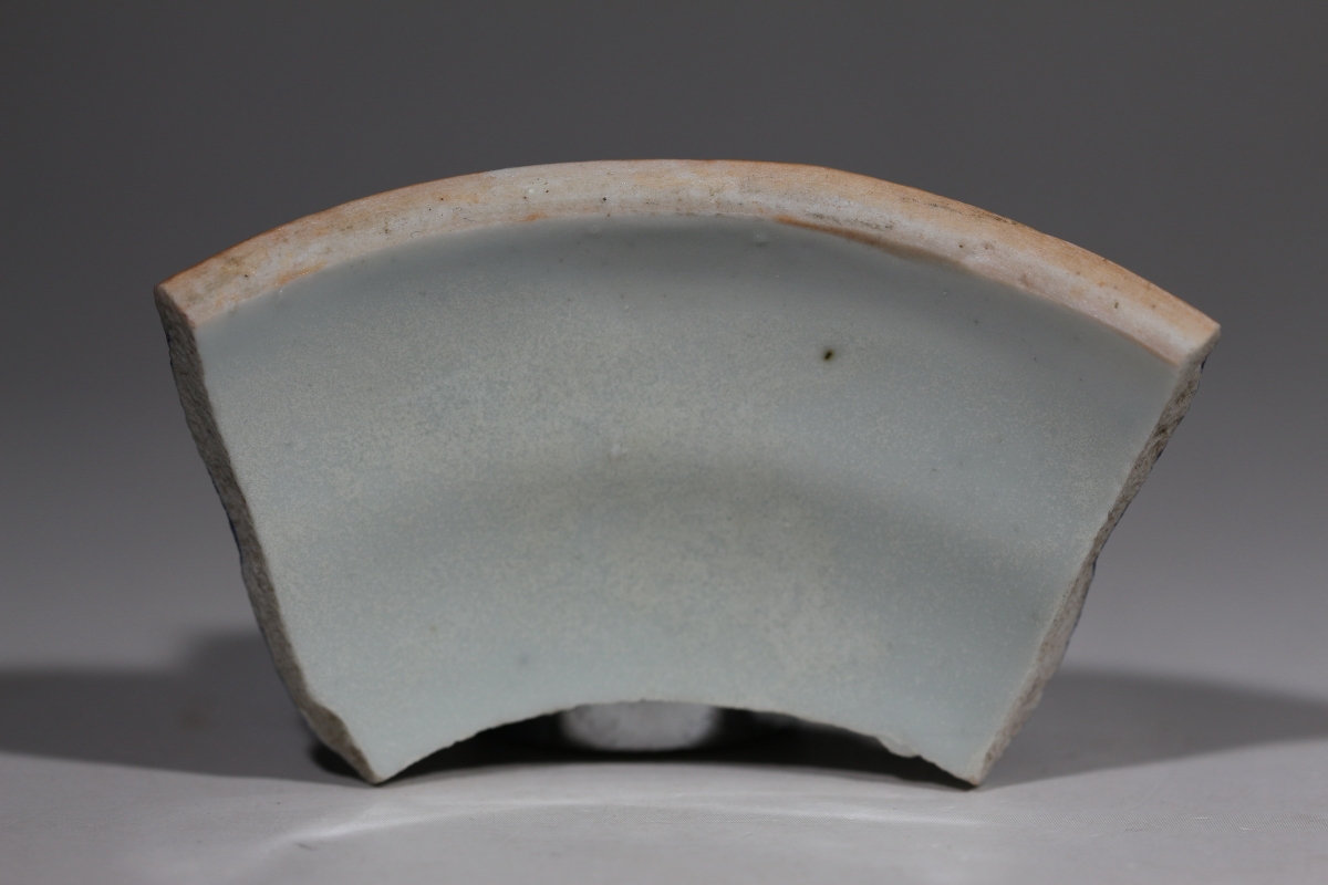 【御瓷】明·嘉靖 回青 青花 烛台 NO.7981