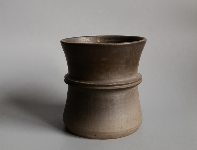 汉代 黑陶觚  文房  黑陶箍 黑陶杯