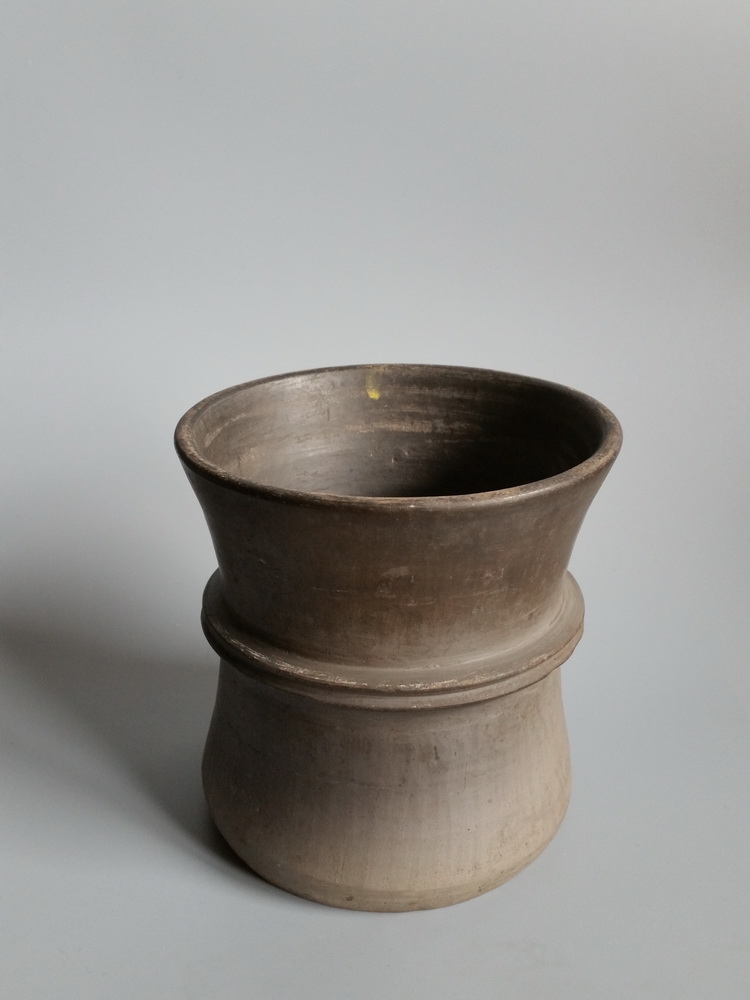 汉代 黑陶觚  文房  黑陶箍 黑陶杯