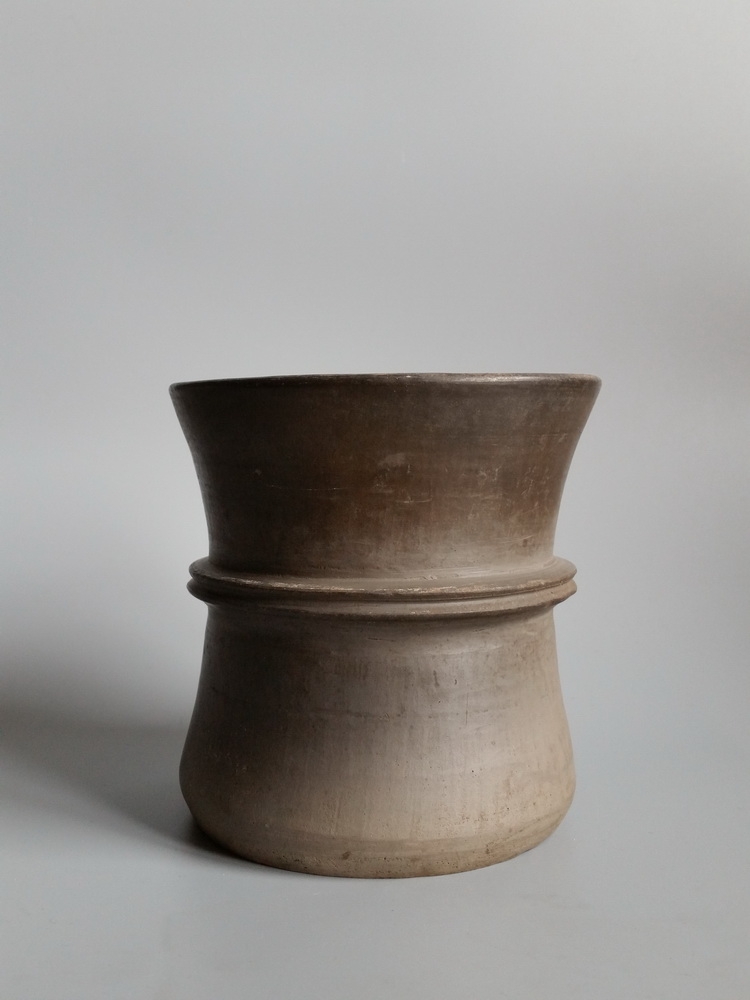 汉代 黑陶觚  文房  黑陶箍 黑陶杯