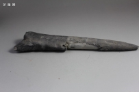 Z-000149 周朝 灰陶 雕塑 角 NO.363