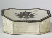 宋代 磁州窑白地黑花八方枕|故宫