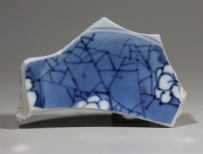 清·康熙 冰梅 浙青青花 大明成化年制 寄托款 NO.7950