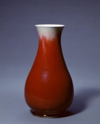 清 康熙 郎窑红釉琵琶尊 |故宫博物院