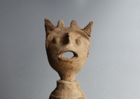 三星堆 灰陶 立像 陶俑 NO.6730