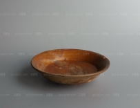 唐代 酱红釉 盘 NO.7393
