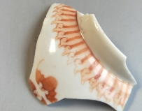 清 雍正 五彩 描金 蝙蝠  7163